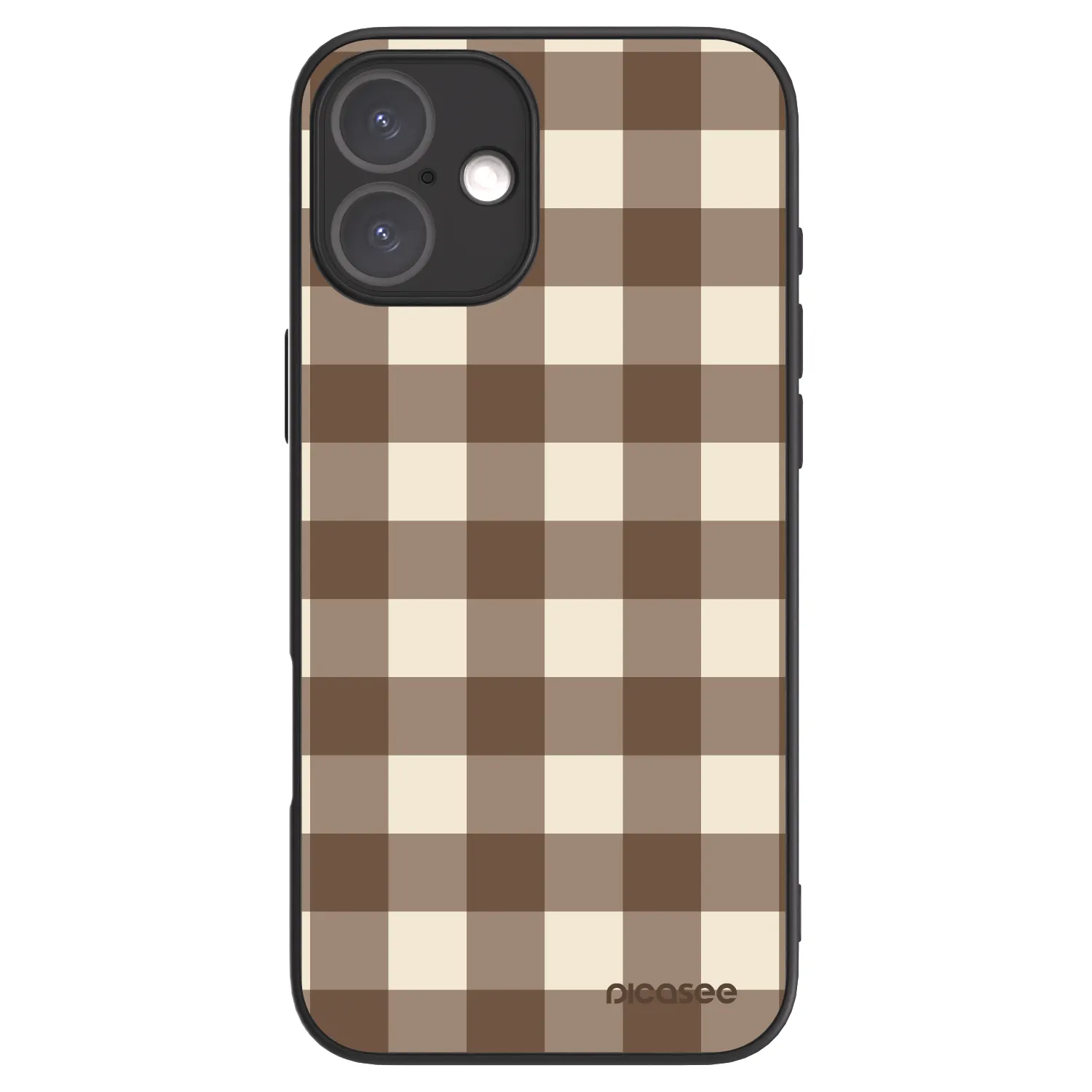 Picasee ULTIMATE CASE MagSafe pro Apple iPhone 16 Plus - Brown grid