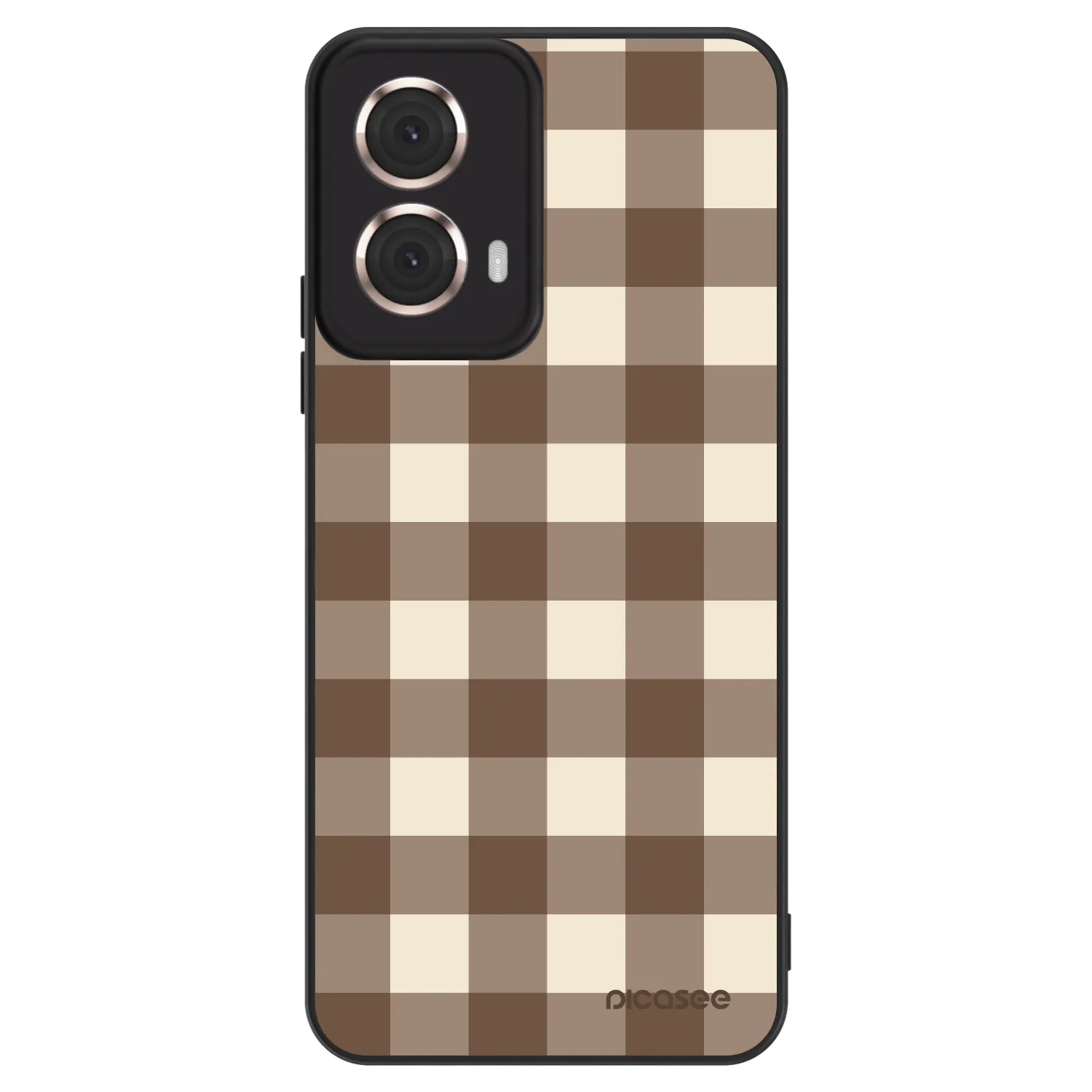 Picasee ULTIMATE CASE για Motorola Moto G85 - Brown grid