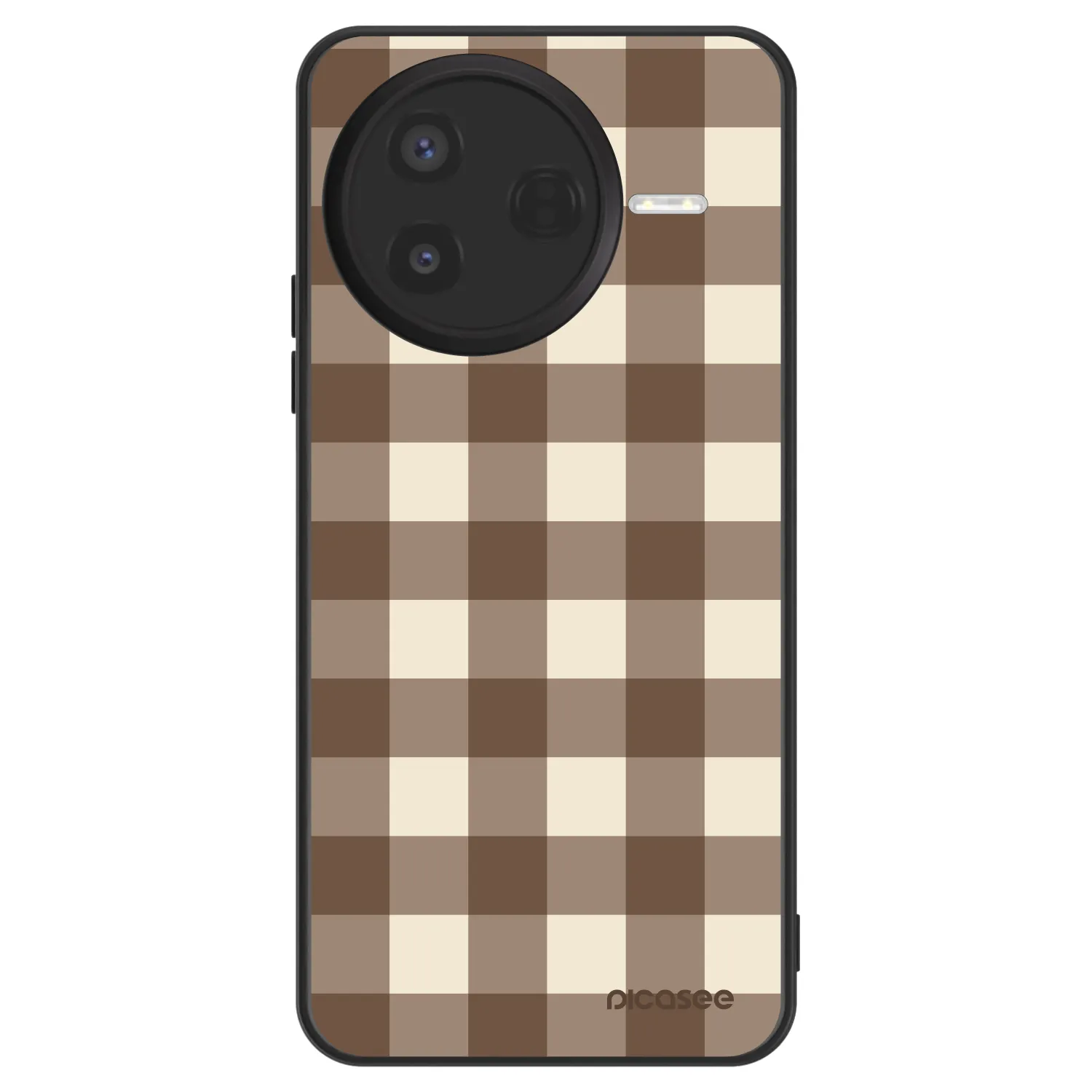 Picasee ULTIMATE CASE για Xiaomi Poco F7 Pro 5G - Brown grid