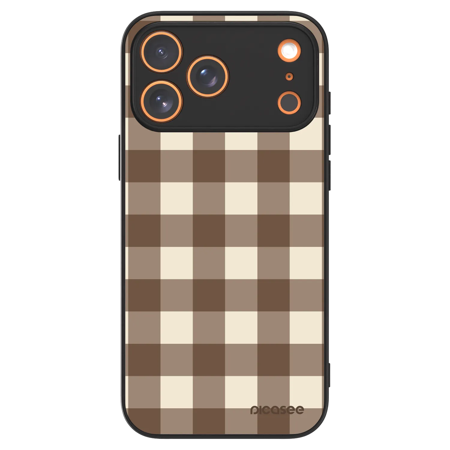 Picasee ULTIMATE CASE MagSafe pro Apple iPhone 17 Pro Max - Brown grid