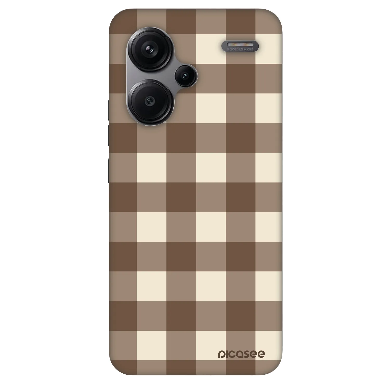 Picasee Fashion Case για Xiaomi Redmi Note 13 Pro+ 5G - Brown grid