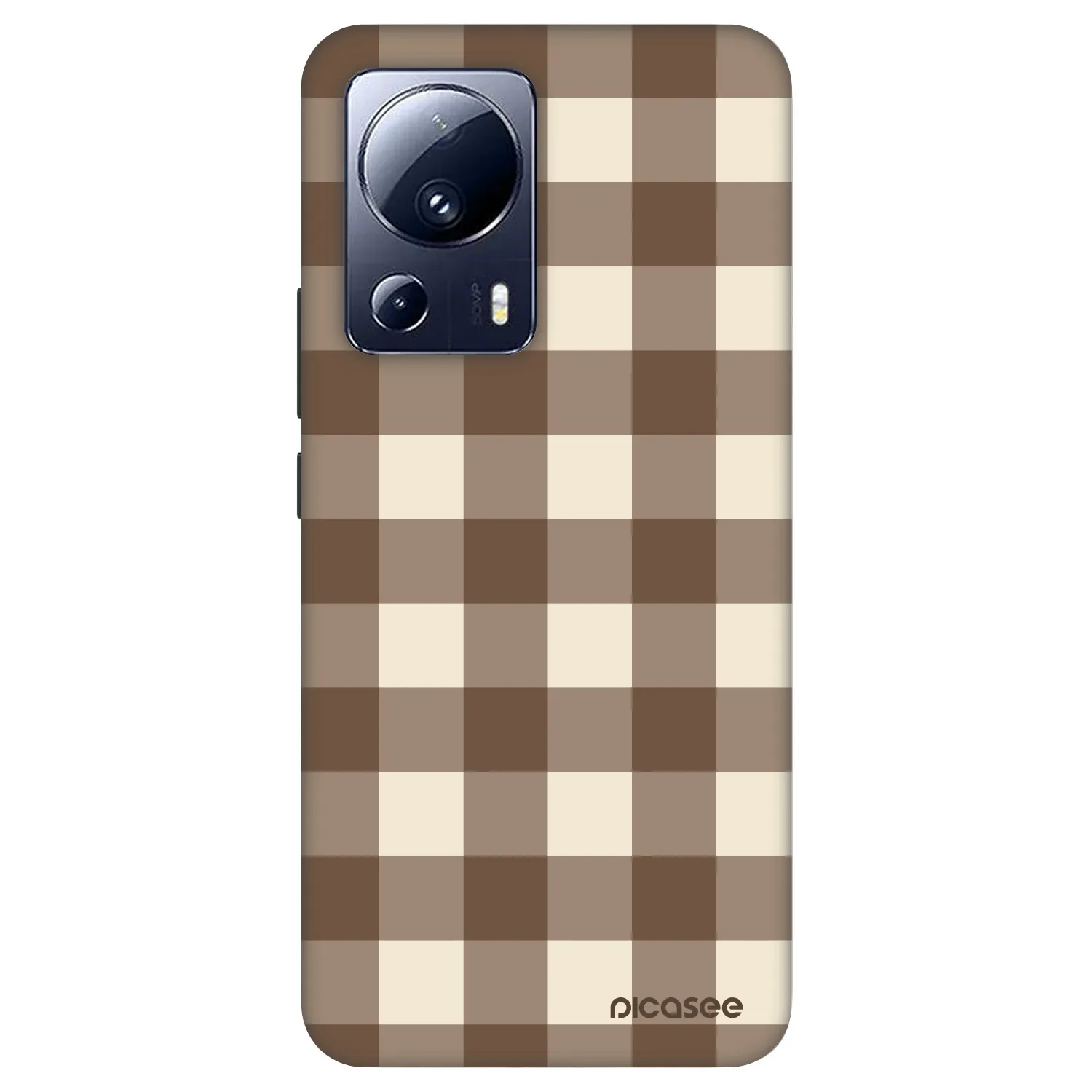 Picasee Fashion Case για Xiaomi 13 Lite - Brown grid