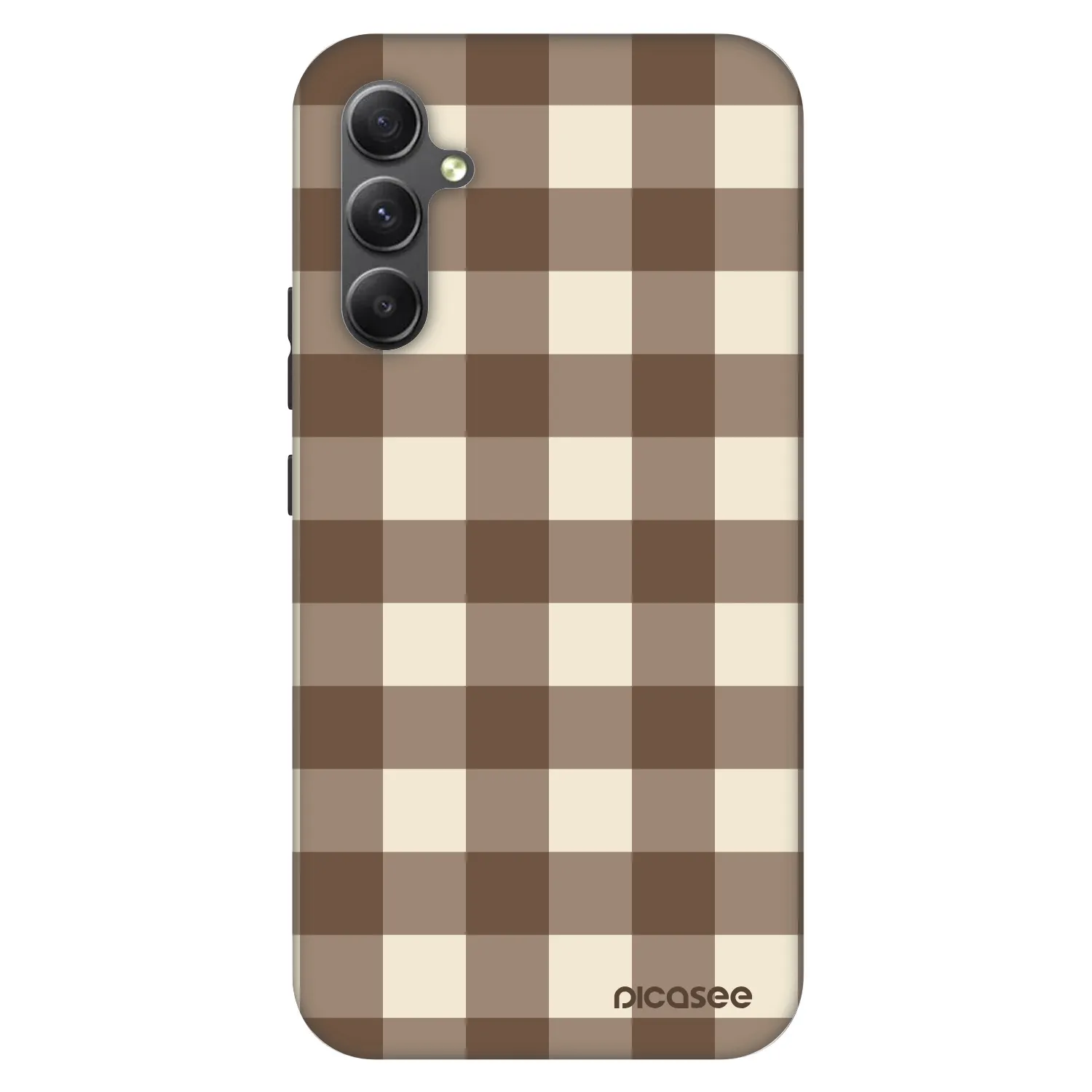 Picasee Fashion Case για Samsung Galaxy A34 5G A346B - Brown grid