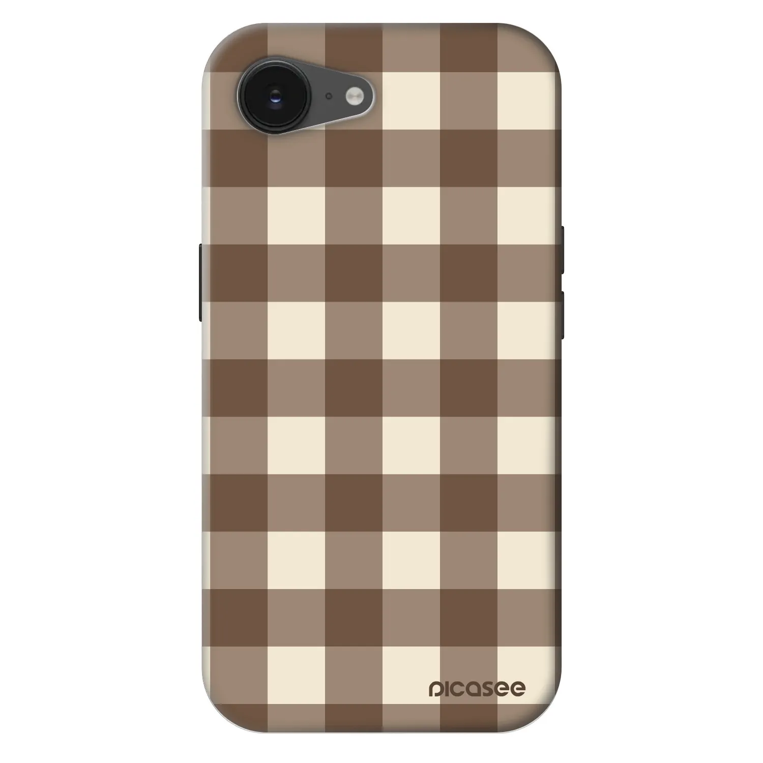 Picasee Fashion Case MagSafe για Apple iPhone 16e - Brown grid
