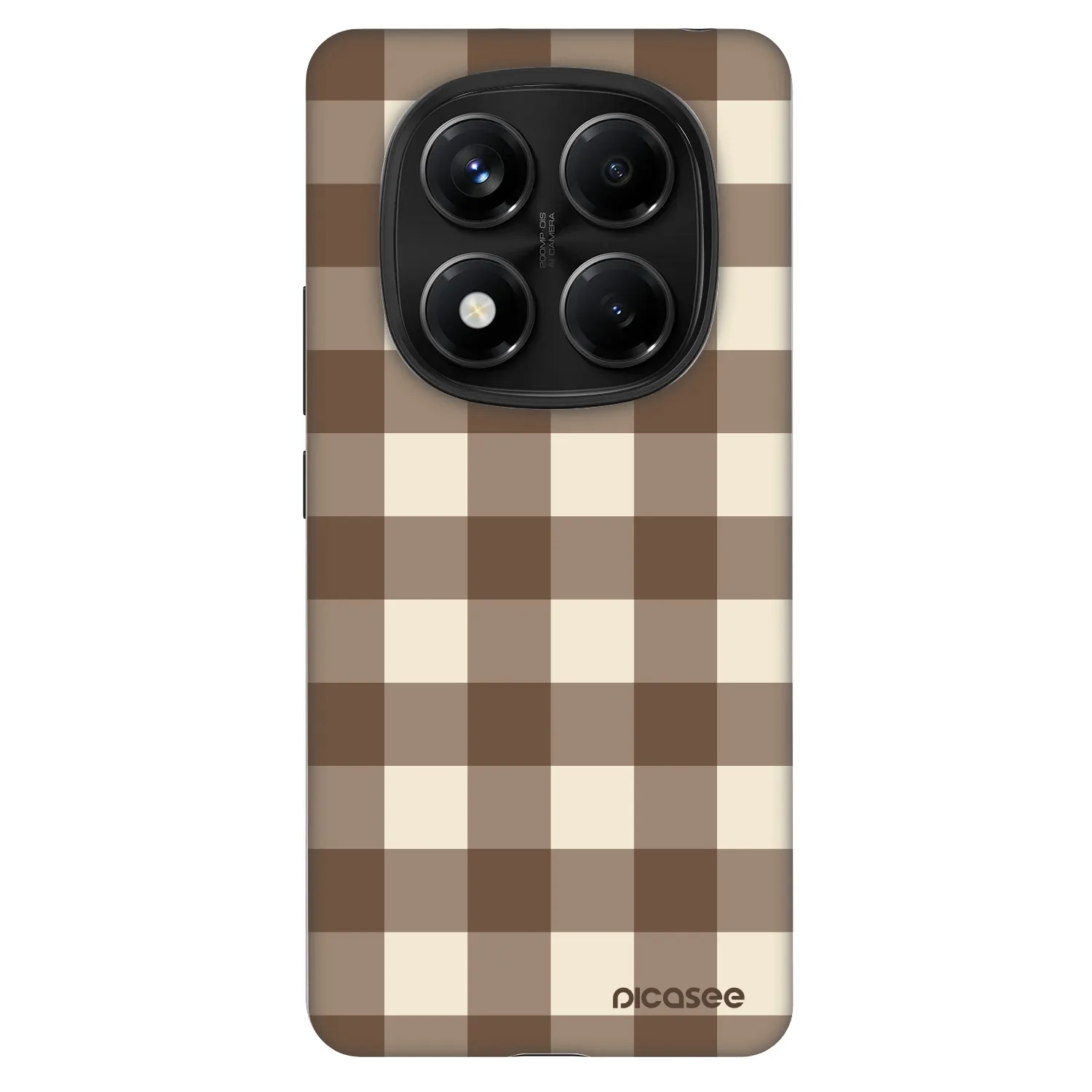 Picasee Fashion Case για Xiaomi Redmi Note 14 Pro 4G - Brown grid