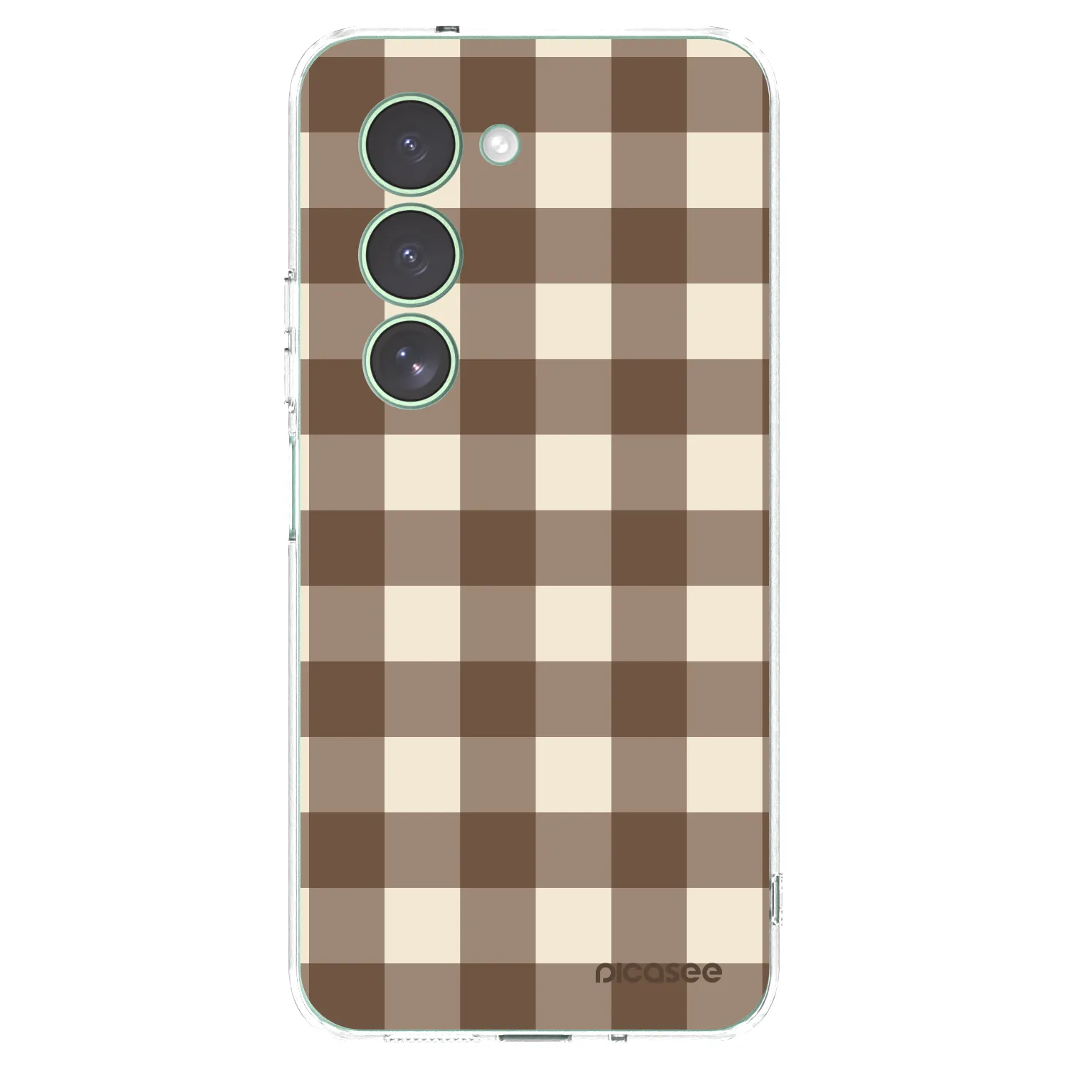 Picasee διαφανής θήκη σιλικόνης Xiaomi Redmi 15 5G - Brown grid