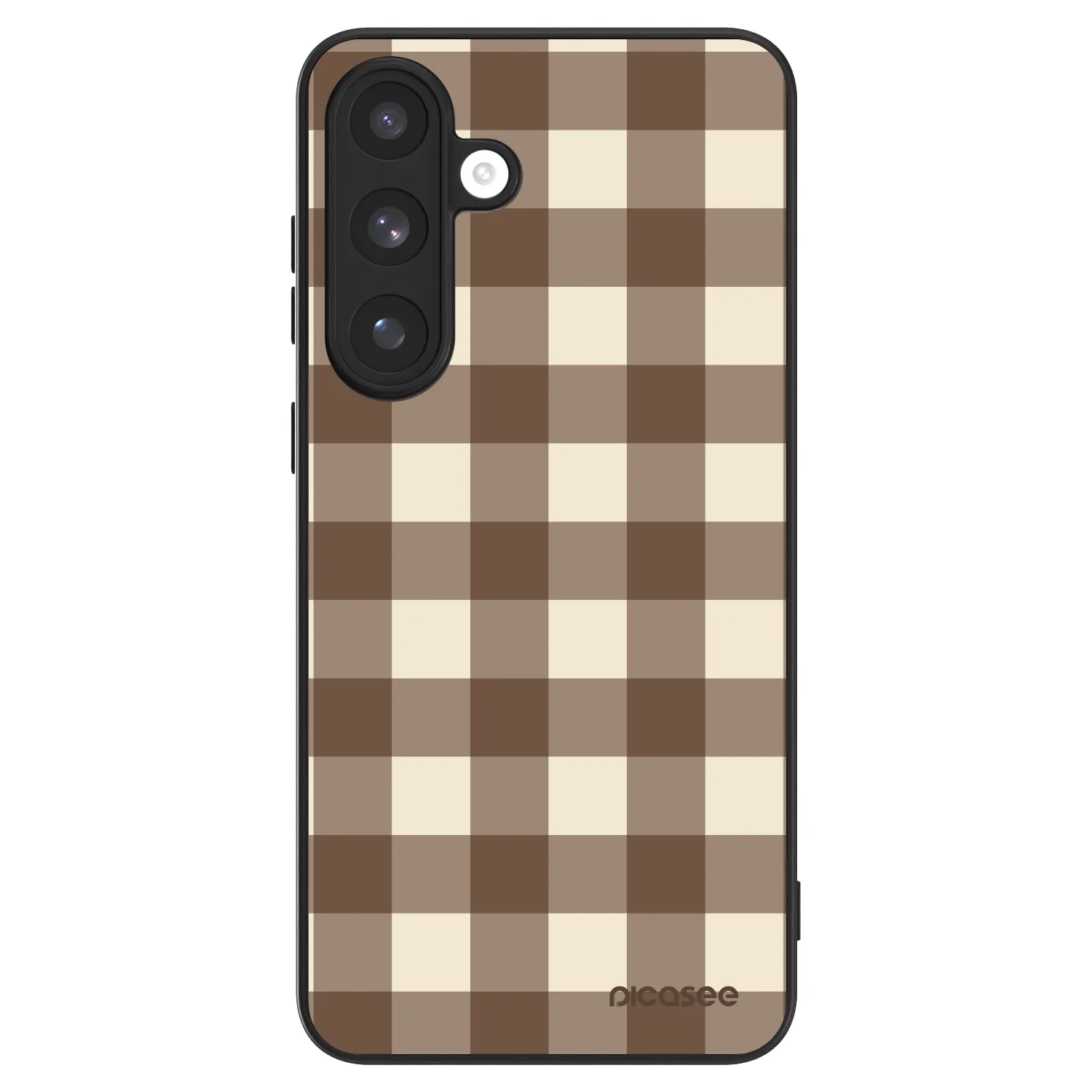 Picasee ULTIMATE CASE PowerShare για Samsung Galaxy S25 FE 5G - Brown grid