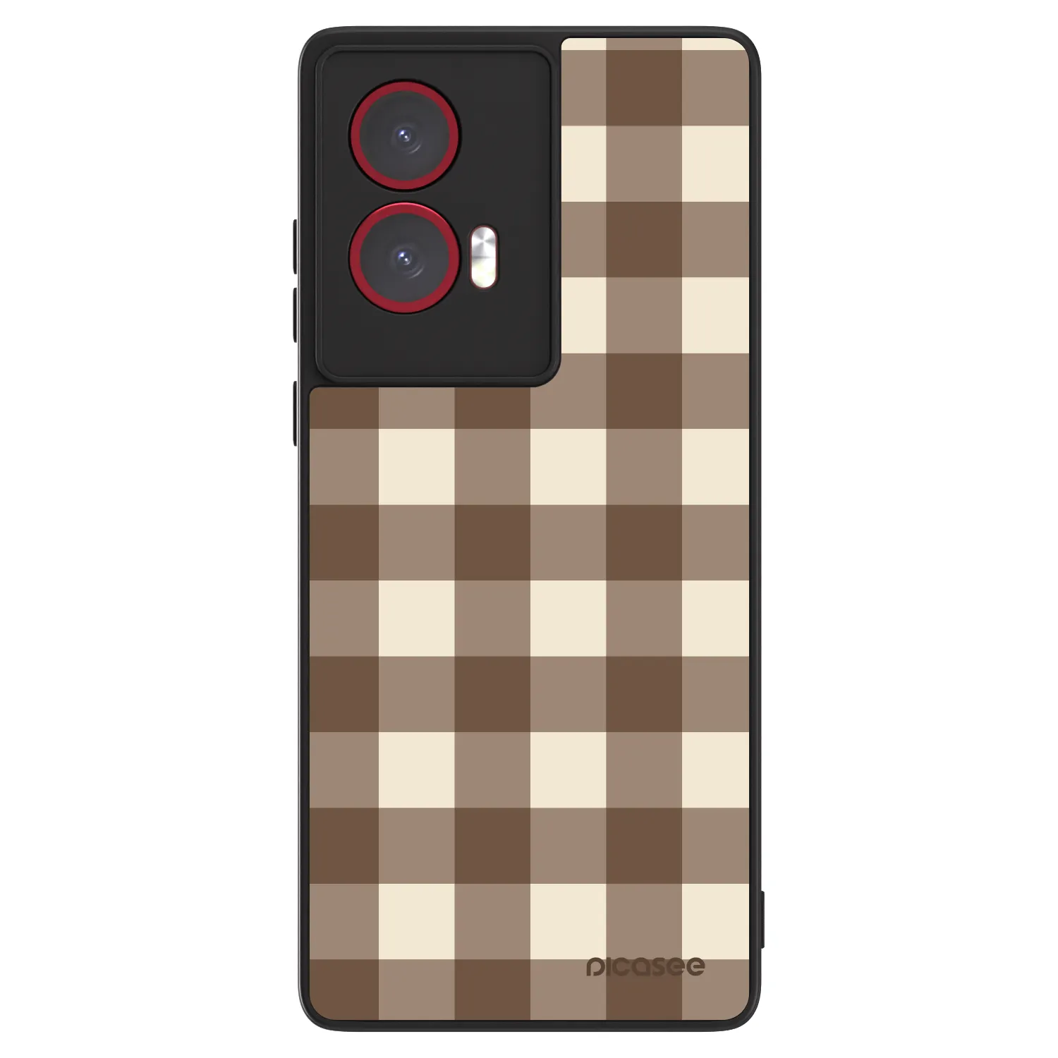 Picasee ULTIMATE CASE για Motorola Edge 50 Fusion - Brown grid