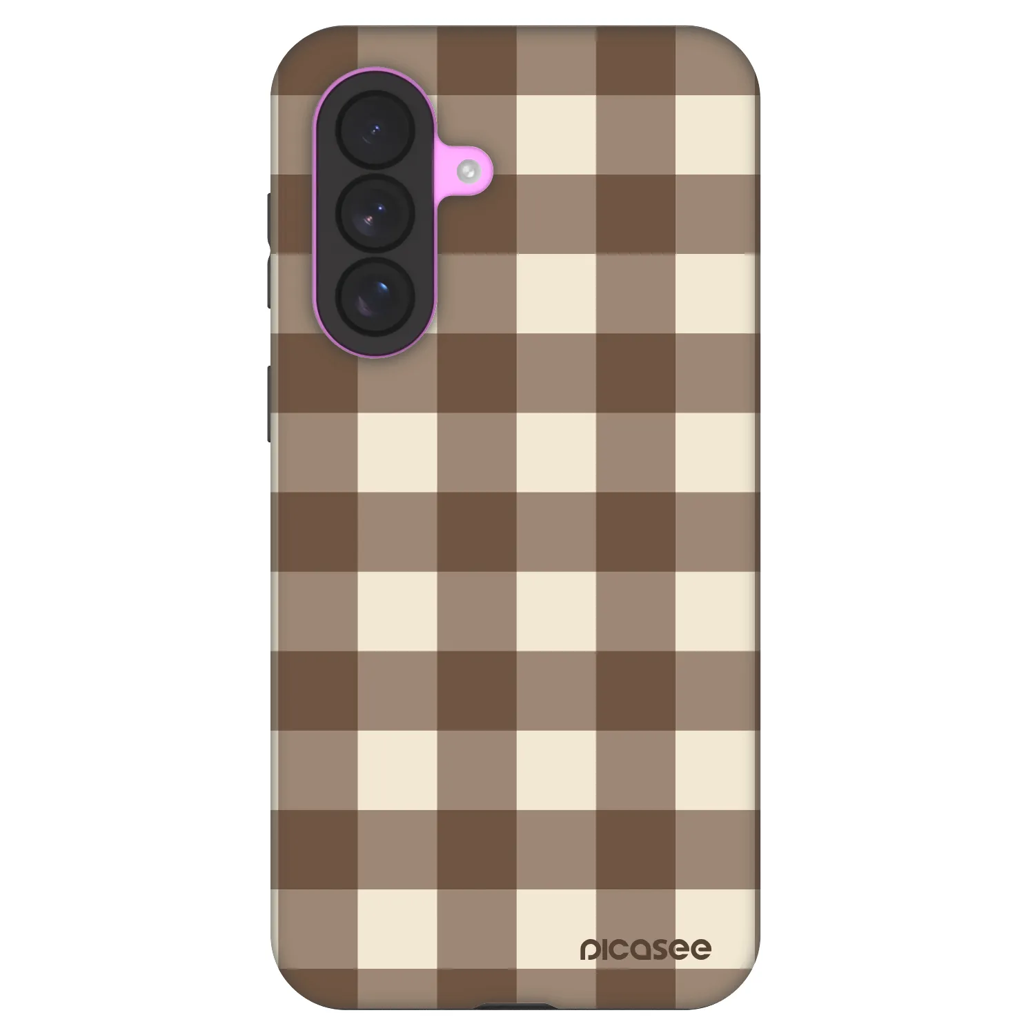 Picasee Fashion Case για Samsung Galaxy A37 - Brown grid