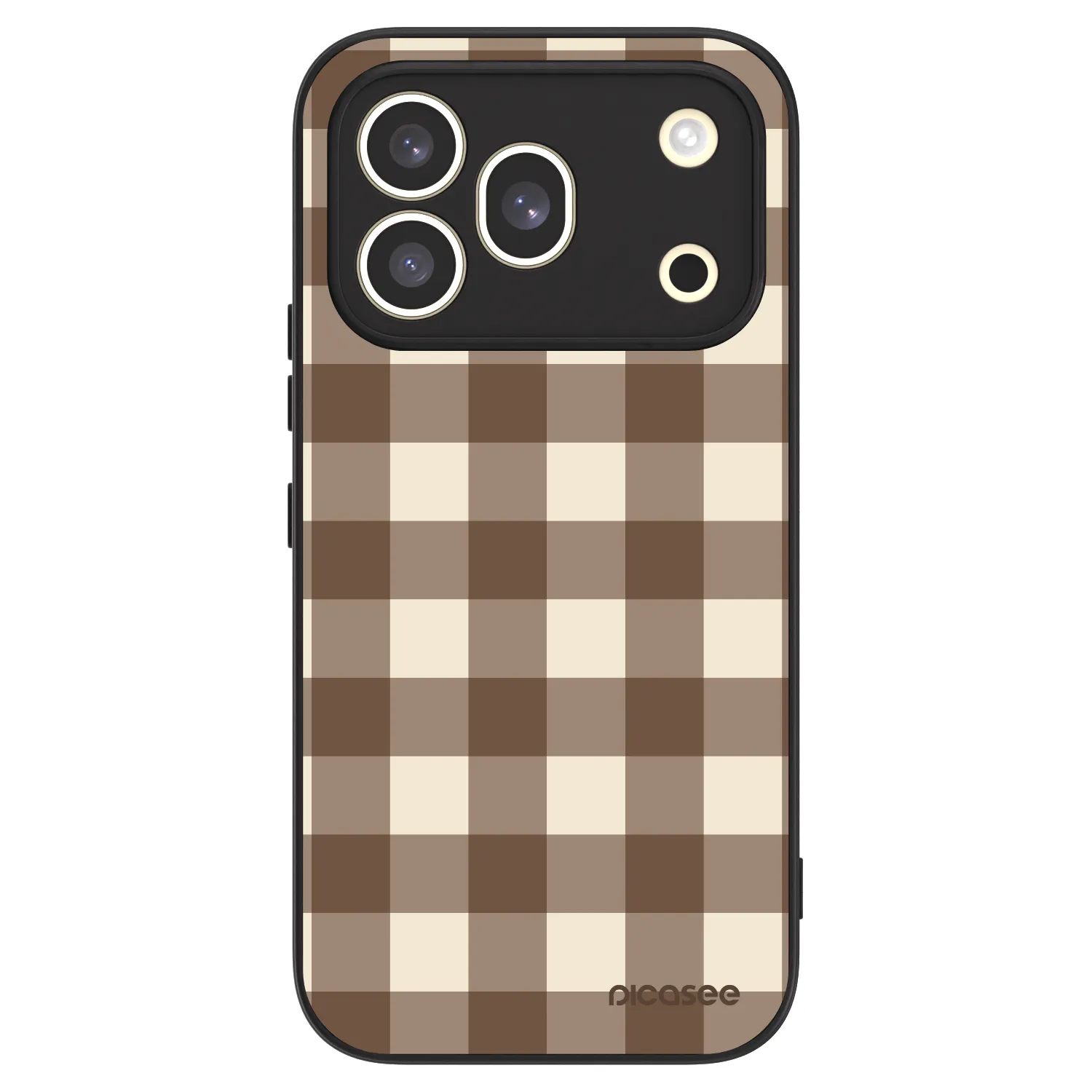 Picasee ULTIMATE CASE για Honor 600 Pro - Brown grid