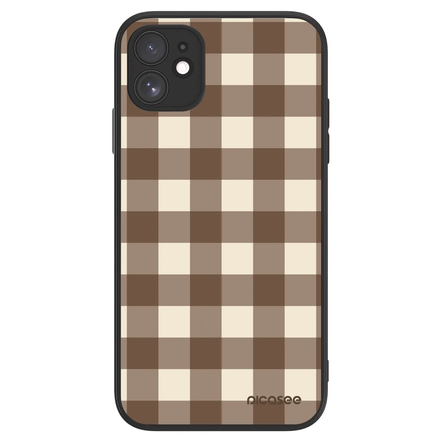 Picasee ULTIMATE CASE για Apple iPhone 11 - Brown grid