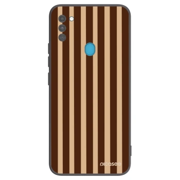 Θήκη για Samsung Galaxy M11 - Brown lines