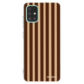 Picasee διαφανής θήκη σιλικόνης Samsung Galaxy M31s - Brown lines