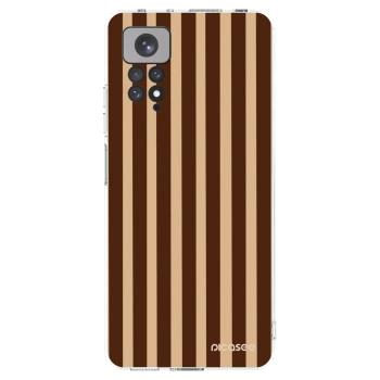 Picasee διαφανής θήκη σιλικόνης Xiaomi Redmi Note 11S 4G - Brown lines