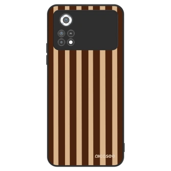 Θήκη για Xiaomi Poco X4 Pro 5G - Brown lines
