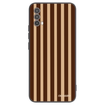 Θήκη για Motorola Moto E40 - Brown lines