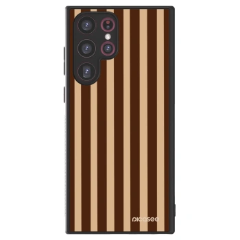 Picasee ULTIMATE CASE PowerShare για Samsung Galaxy S22 Ultra 5G - Brown lines