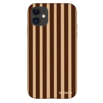 Θήκη για Apple iPhone 11 - Brown lines