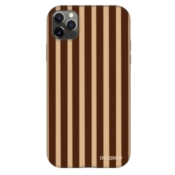 Θήκη για Apple iPhone 11 Pro Max - Brown lines