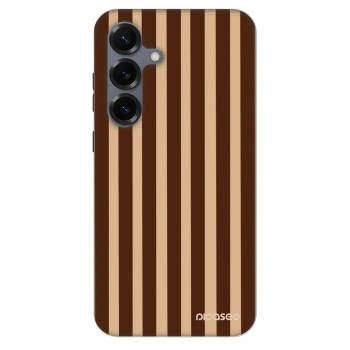 Θήκη για Samsung Galaxy S25 5G - Brown lines