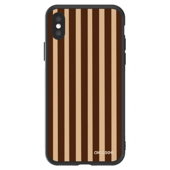 Picasee ULTIMATE CASE για Apple iPhone X/XS - Brown lines