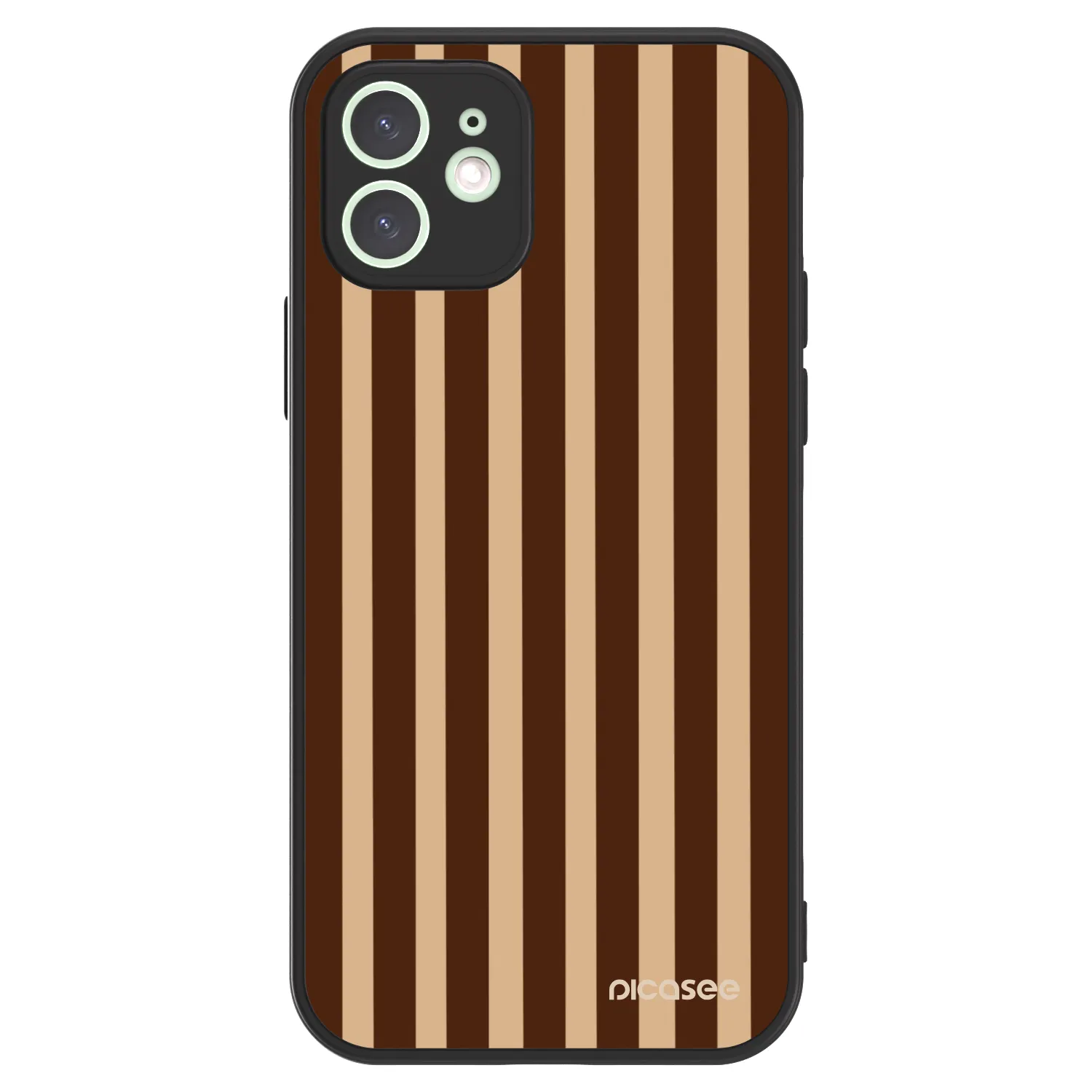 Picasee ULTIMATE CASE για Apple iPhone 12 - Brown lines