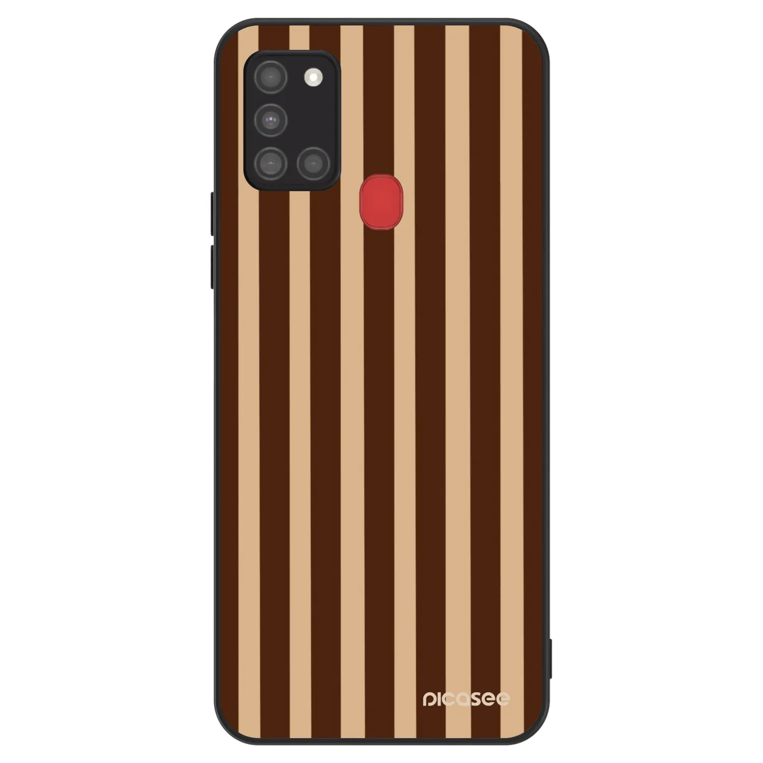 Picasee ULTIMATE CASE για Samsung Galaxy A21s - Brown lines