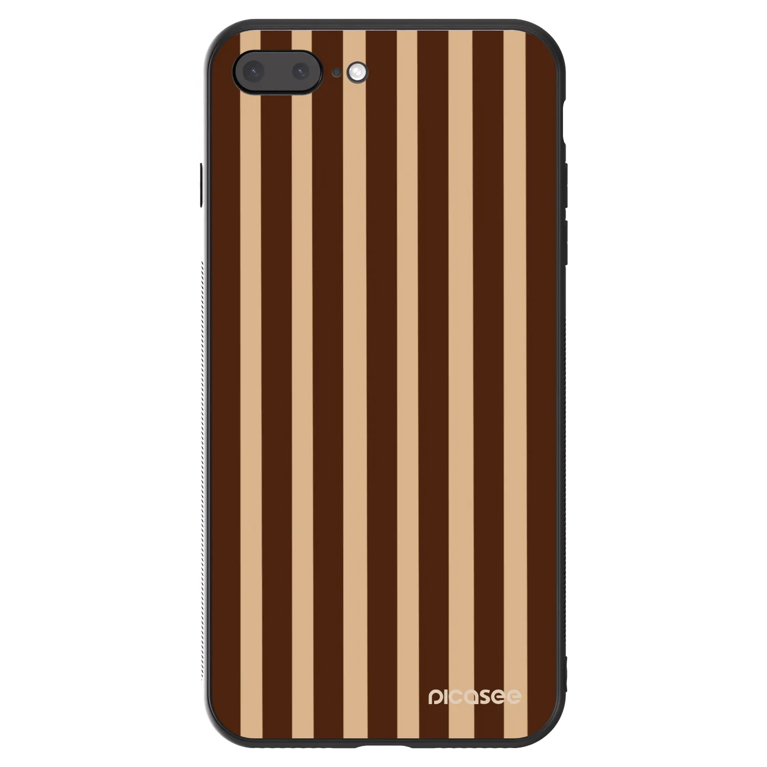 Picasee ULTIMATE CASE για Apple iPhone 7 Plus - Brown lines