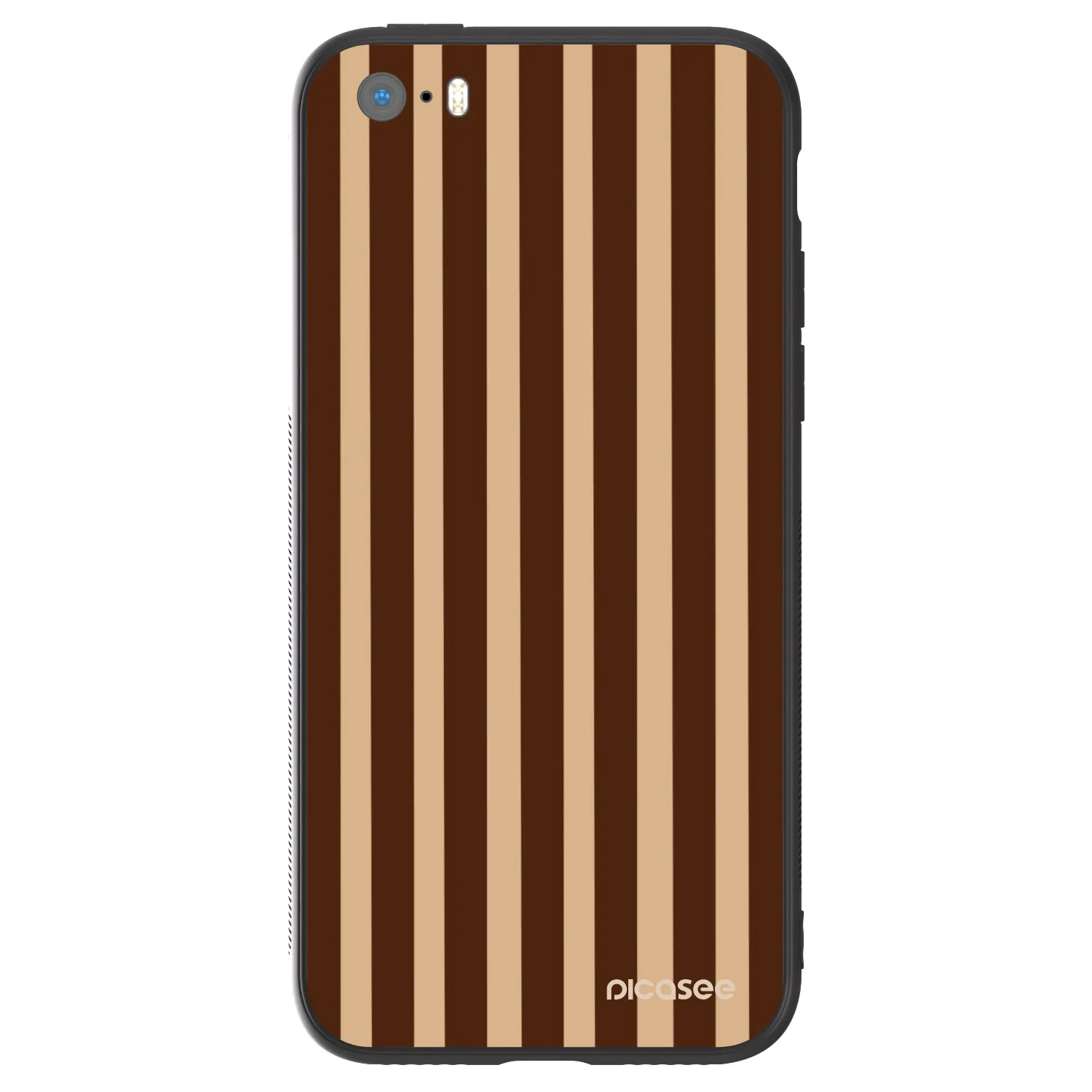 Picasee ULTIMATE CASE για Apple iPhone 5/5S/SE - Brown lines