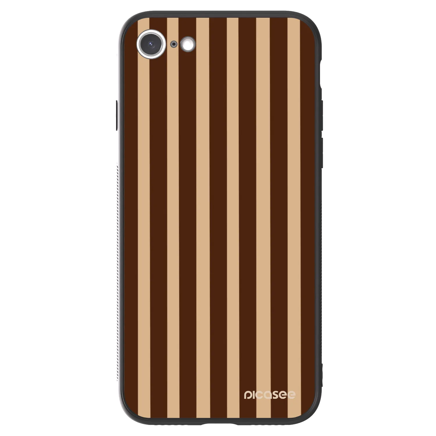 Picasee ULTIMATE CASE για Apple iPhone 8 - Brown lines
