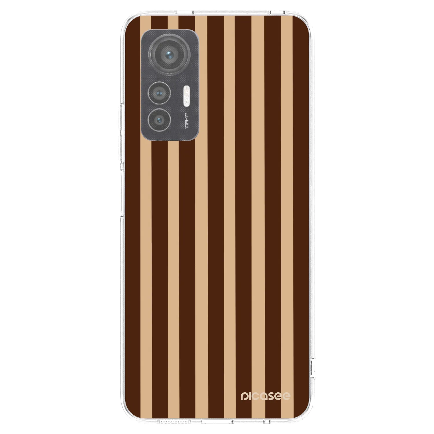Picasee διαφανής θήκη σιλικόνης Xiaomi 12 Lite - Brown lines