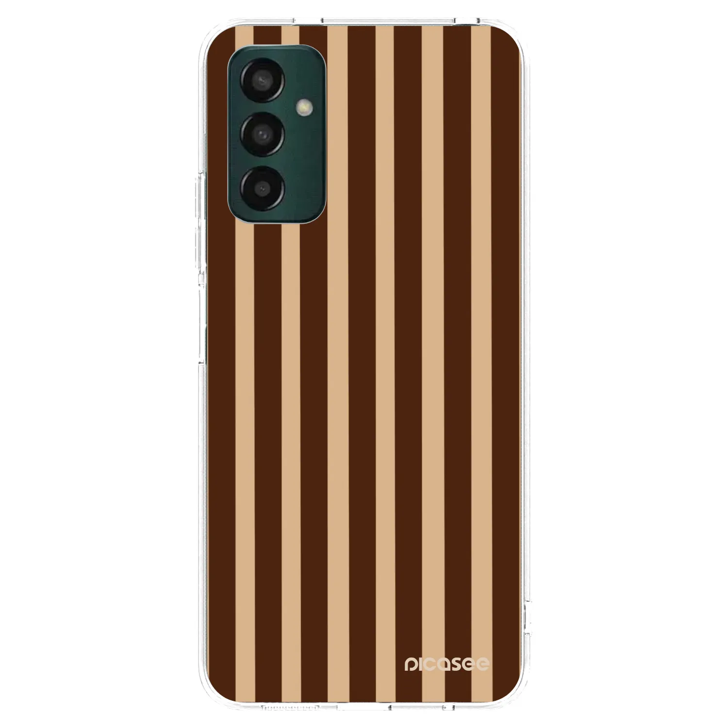Picasee διαφανής θήκη σιλικόνης Samsung Galaxy M23 5G - Brown lines