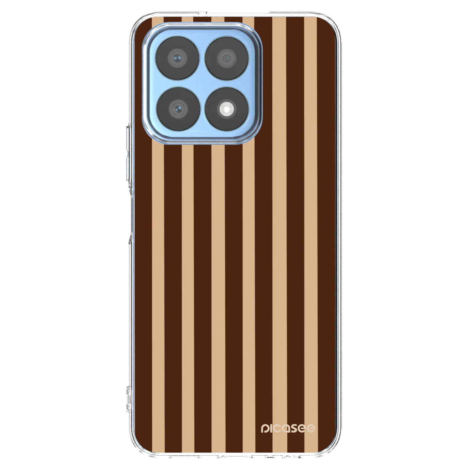 Picasee διαφανής θήκη σιλικόνης Honor X8a - Brown lines