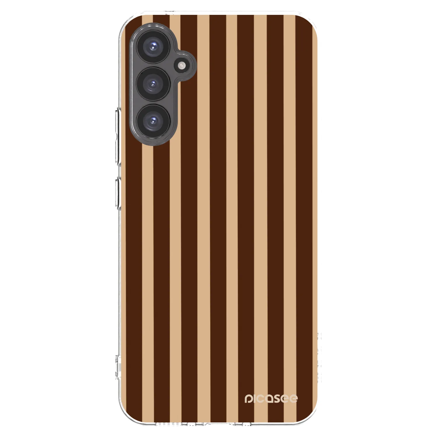 Picasee διαφανής θήκη σιλικόνης Samsung Galaxy A34 5G A346B - Brown lines