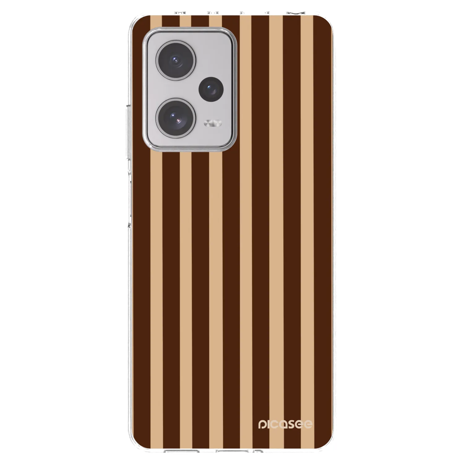 Picasee διαφανής θήκη σιλικόνης Xiaomi Redmi Note 12 Pro+ 5G - Brown lines
