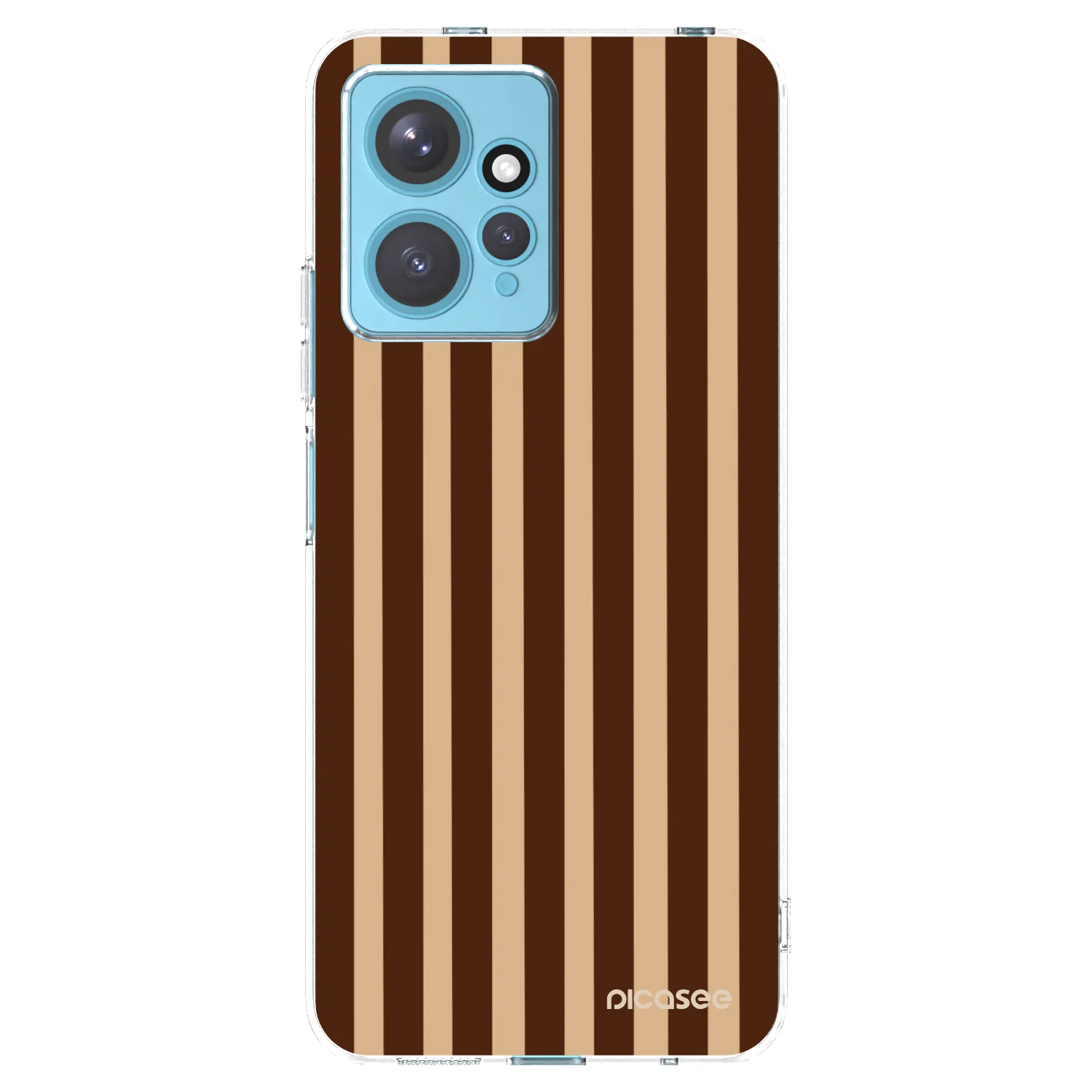 Picasee διαφανής θήκη σιλικόνης Xiaomi Redmi Note 12 4G - Brown lines