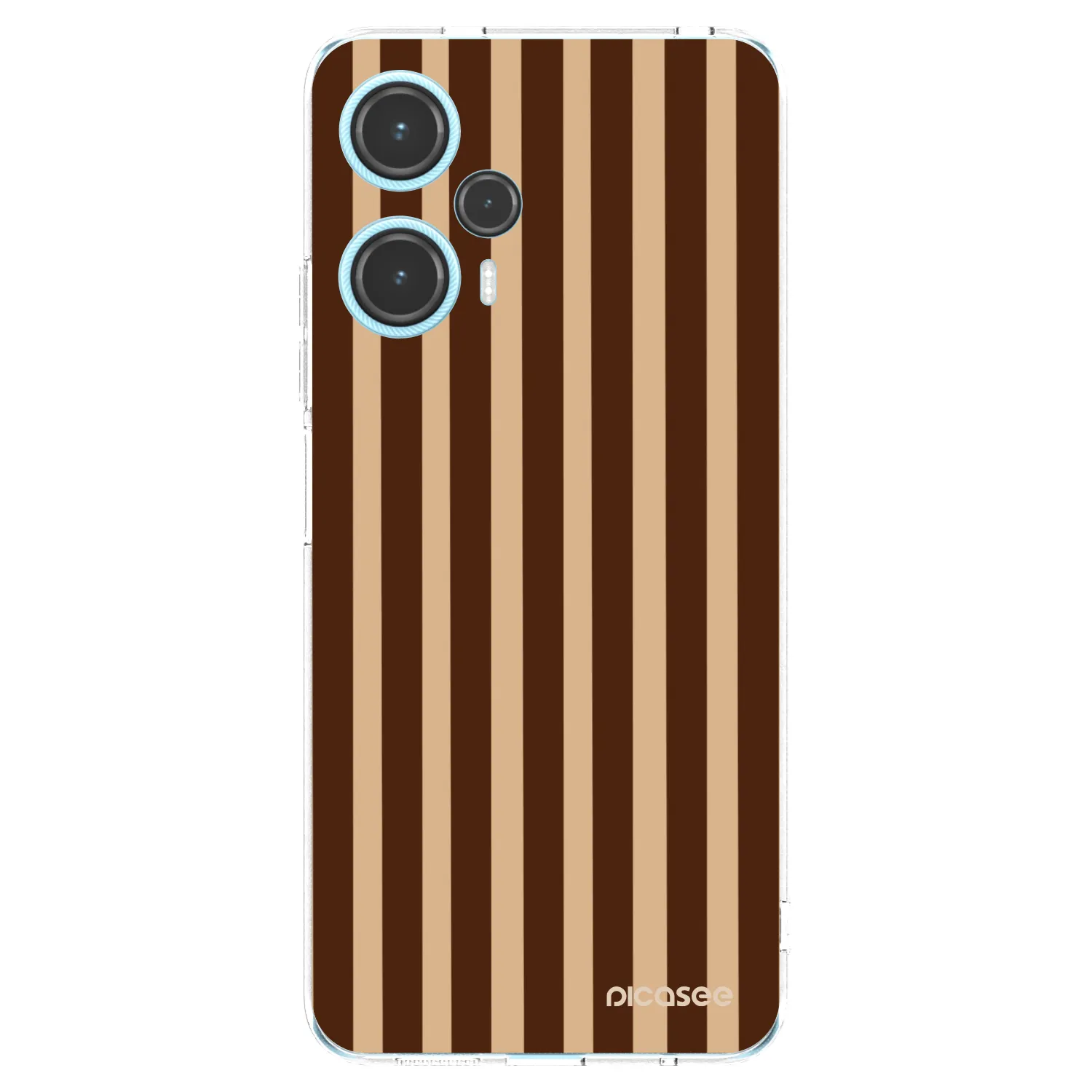 Picasee διαφανής θήκη σιλικόνης Xiaomi Poco F5 - Brown lines