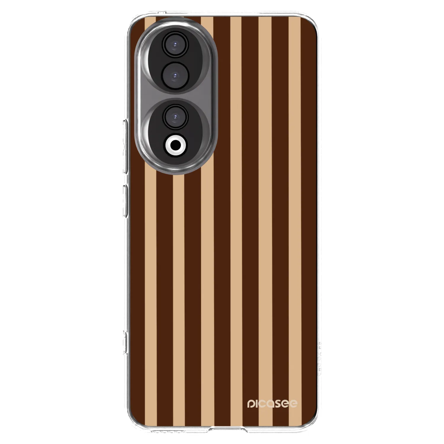 Picasee διαφανής θήκη σιλικόνης Honor 90 5G - Brown lines
