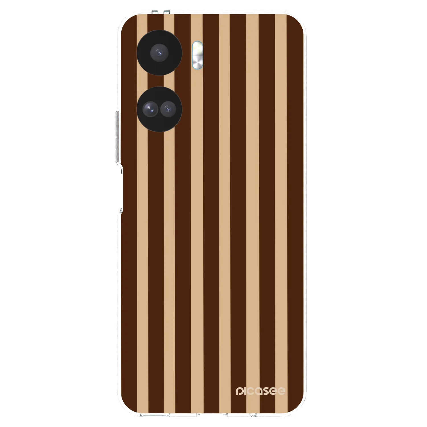 Picasee διαφανής θήκη σιλικόνης Honor 90 Lite 5G - Brown lines