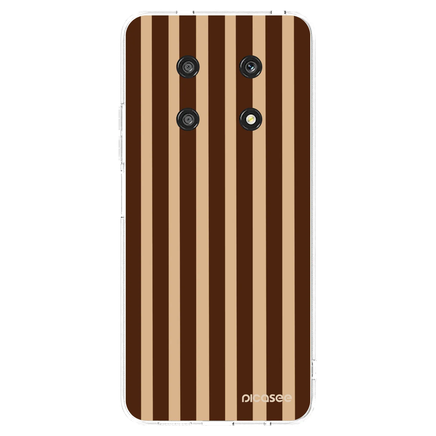 Picasee διαφανής θήκη σιλικόνης Honor Magic4 Lite 5G - Brown lines