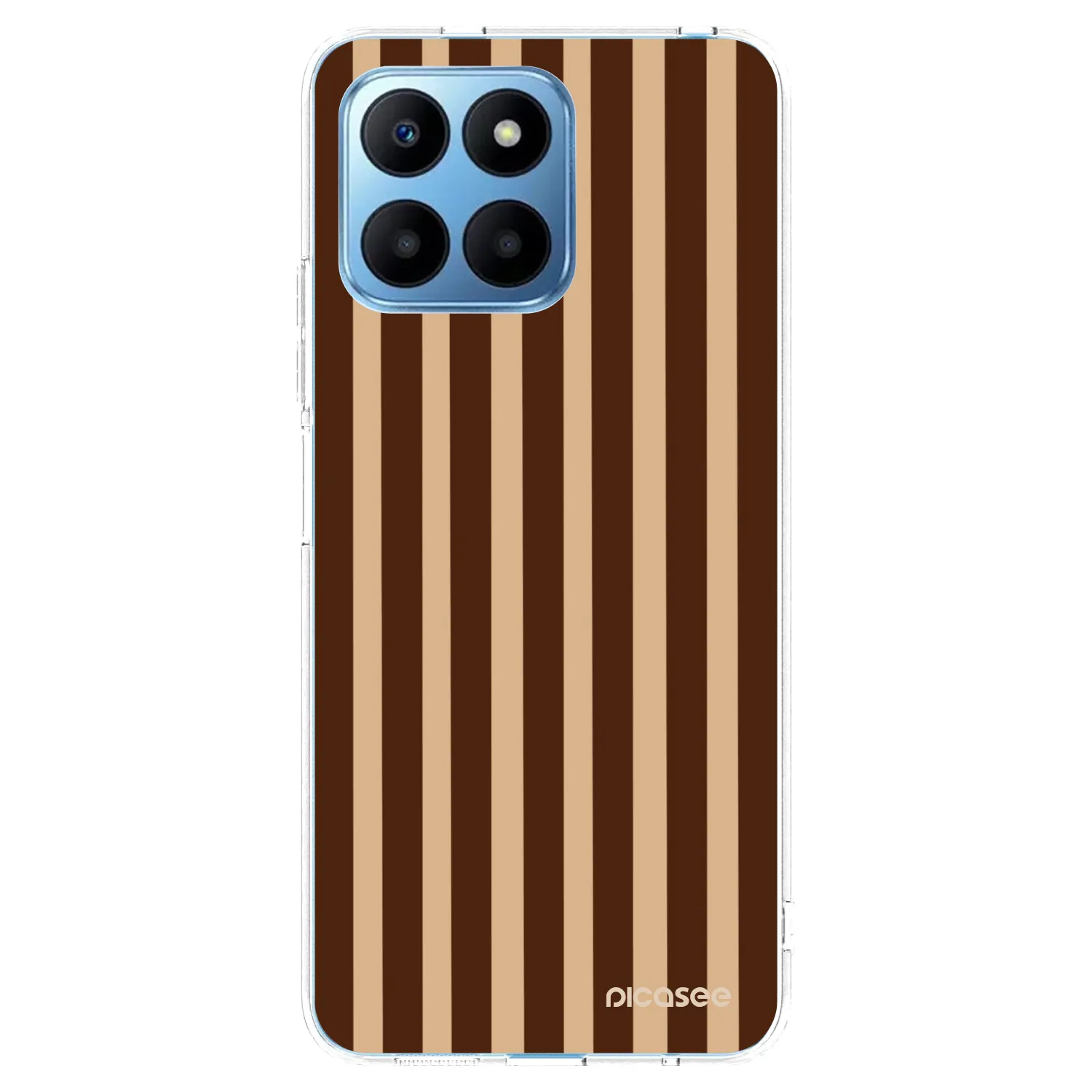 Picasee διαφανής θήκη σιλικόνης Honor 70 Lite - Brown lines