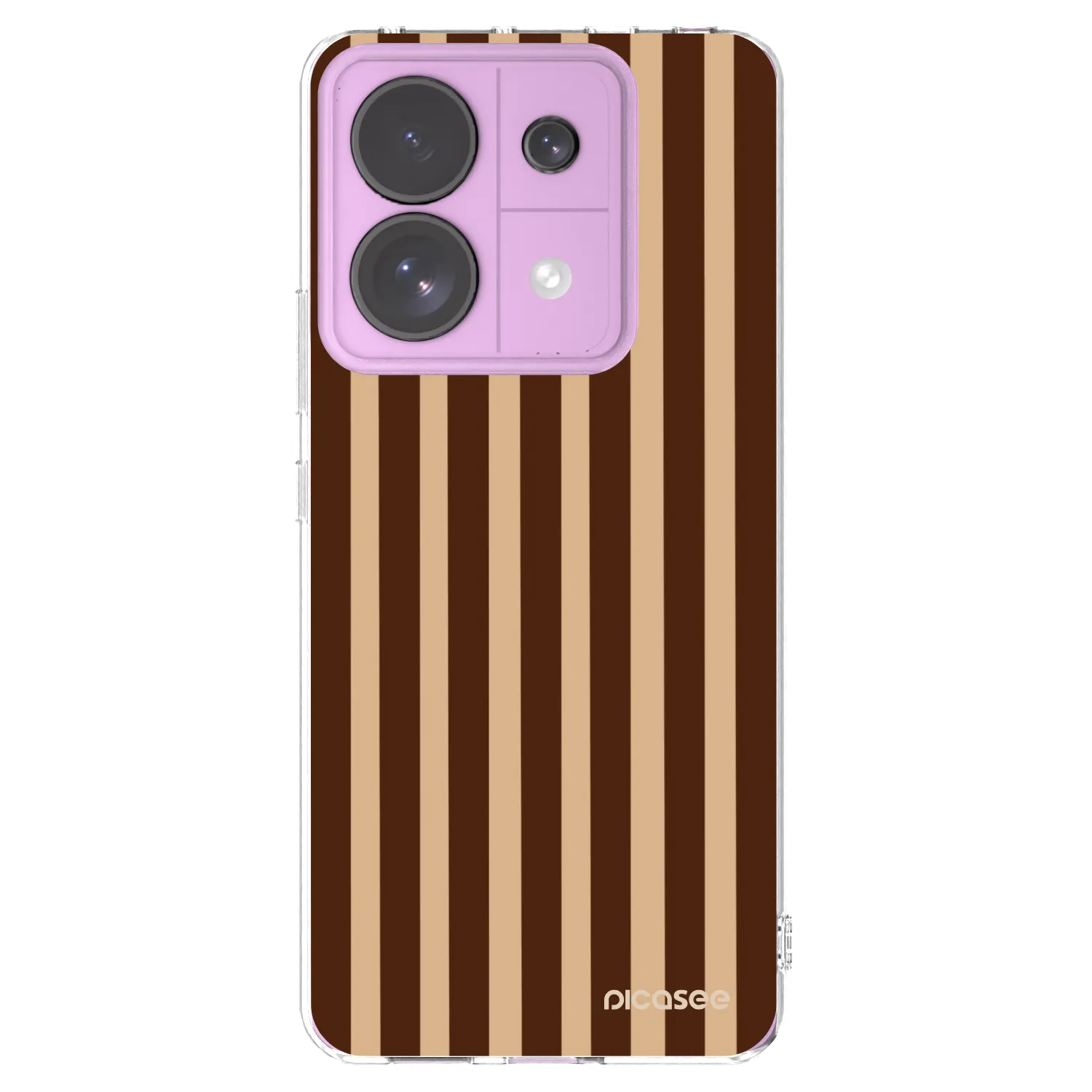 Picasee διαφανής θήκη σιλικόνης Xiaomi Redmi Note 13 Pro 5G - Brown lines