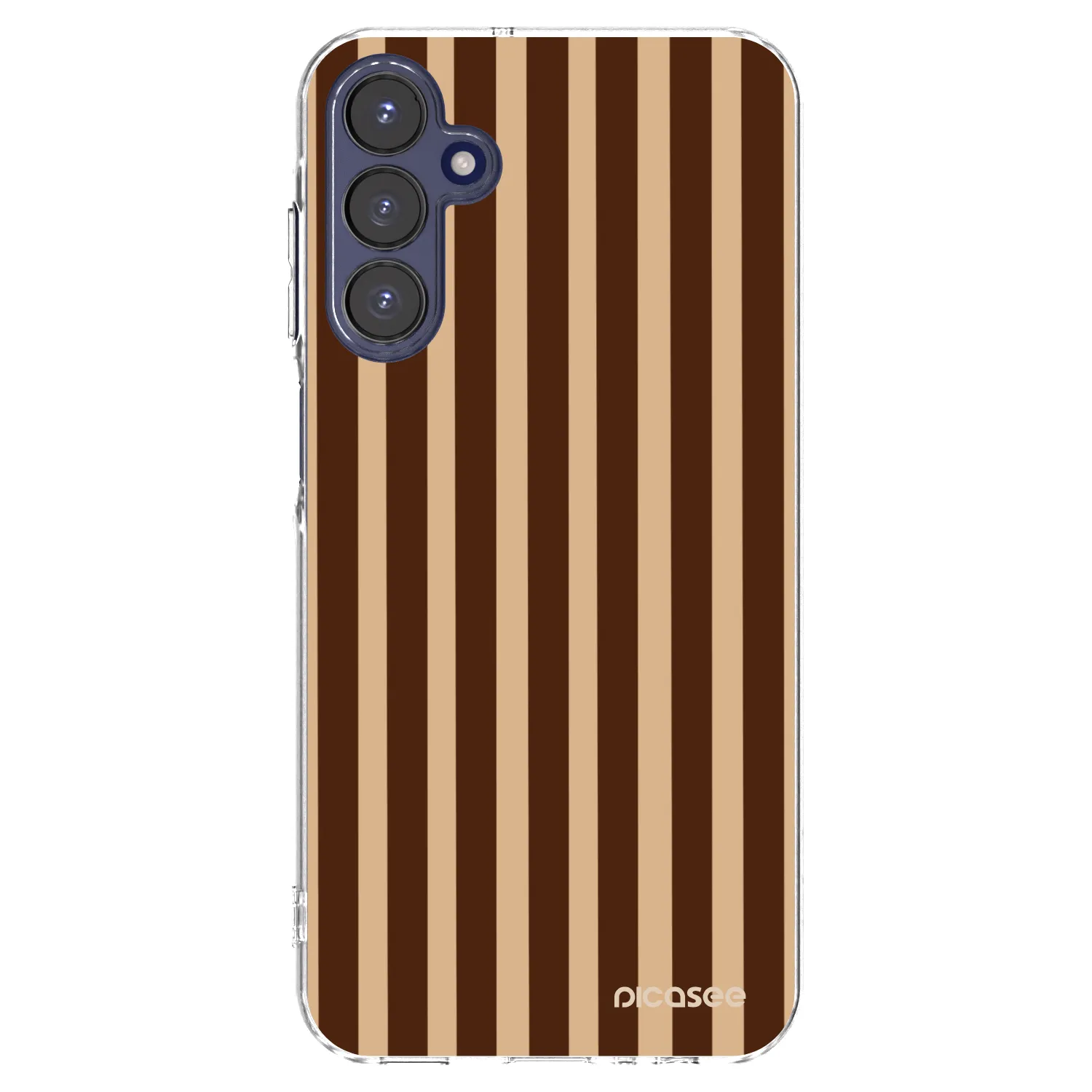 Picasee διαφανής θήκη σιλικόνης Samsung Galaxy A15 A155F 4G - Brown lines