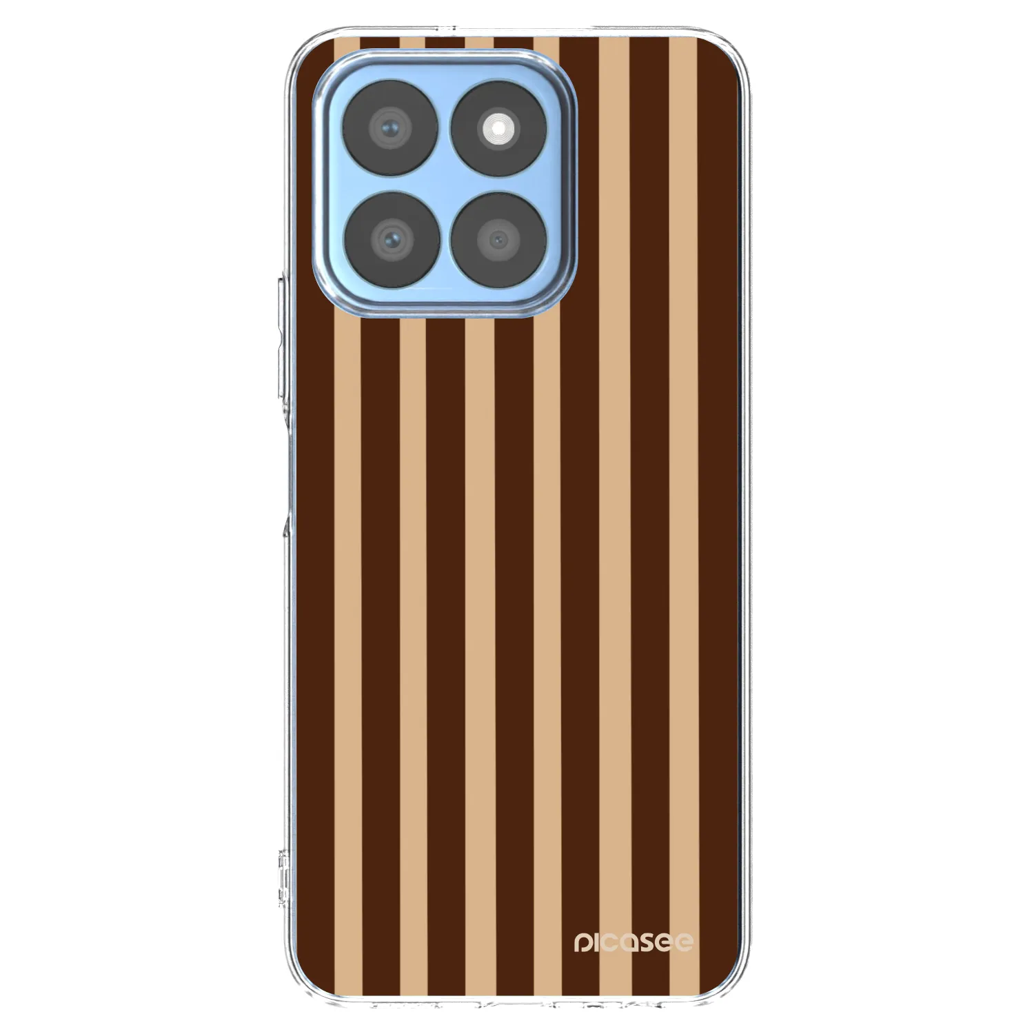 Picasee διαφανής θήκη σιλικόνης Honor X8b - Brown lines