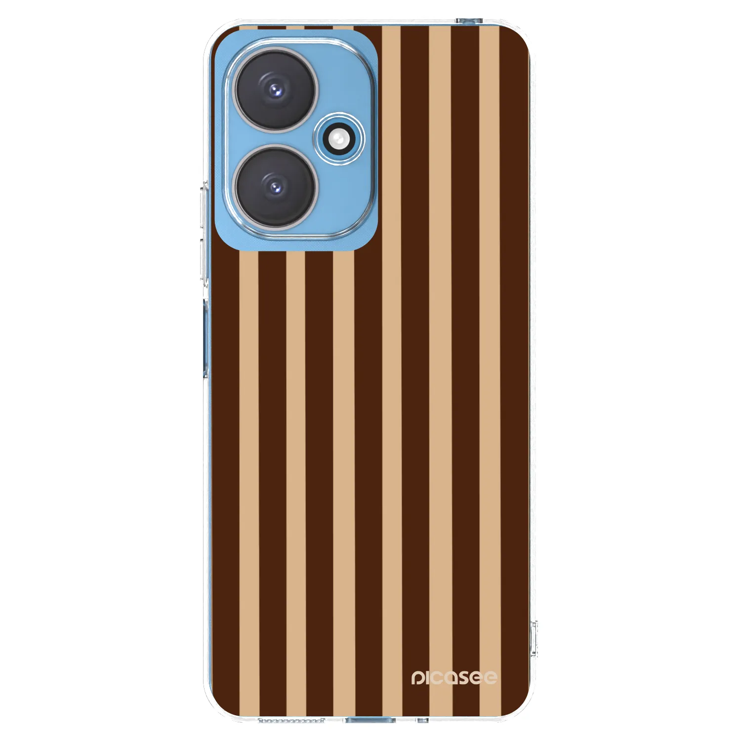 Picasee διαφανής θήκη σιλικόνης Xiaomi Redmi 13C 5G - Brown lines