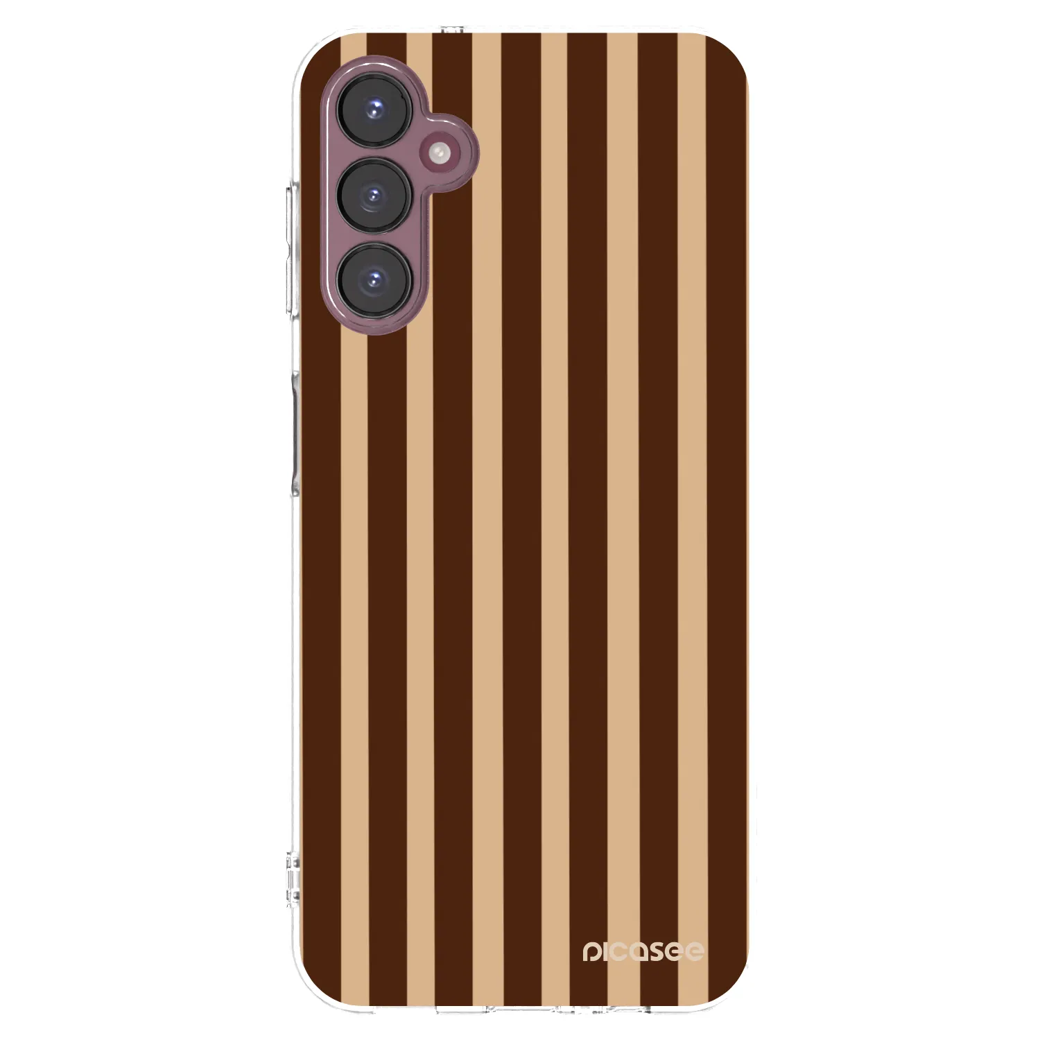 Picasee διαφανής θήκη σιλικόνης Samsung Galaxy A05s A057G - Brown lines