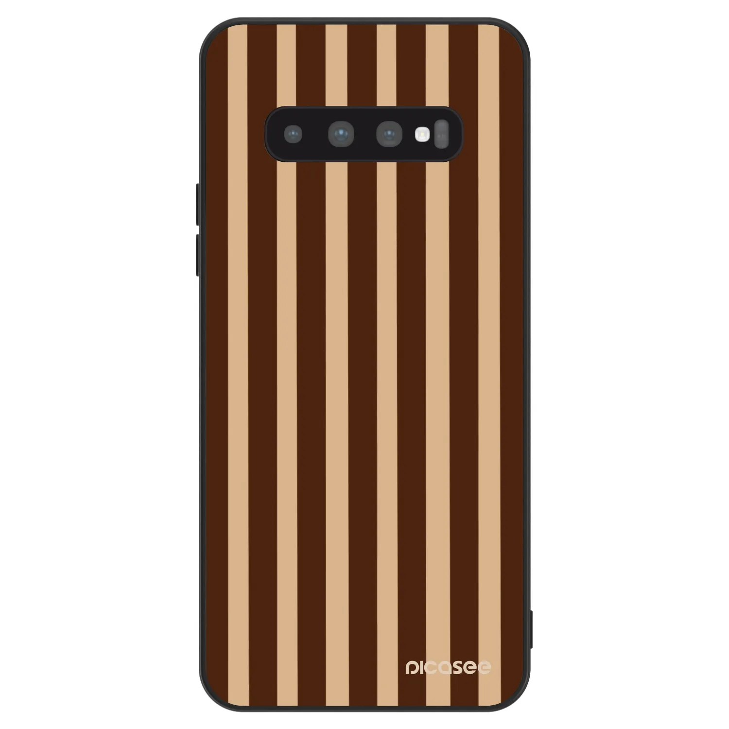 Picasee ULTIMATE CASE για Samsung Galaxy S10 Plus G975 - Brown lines