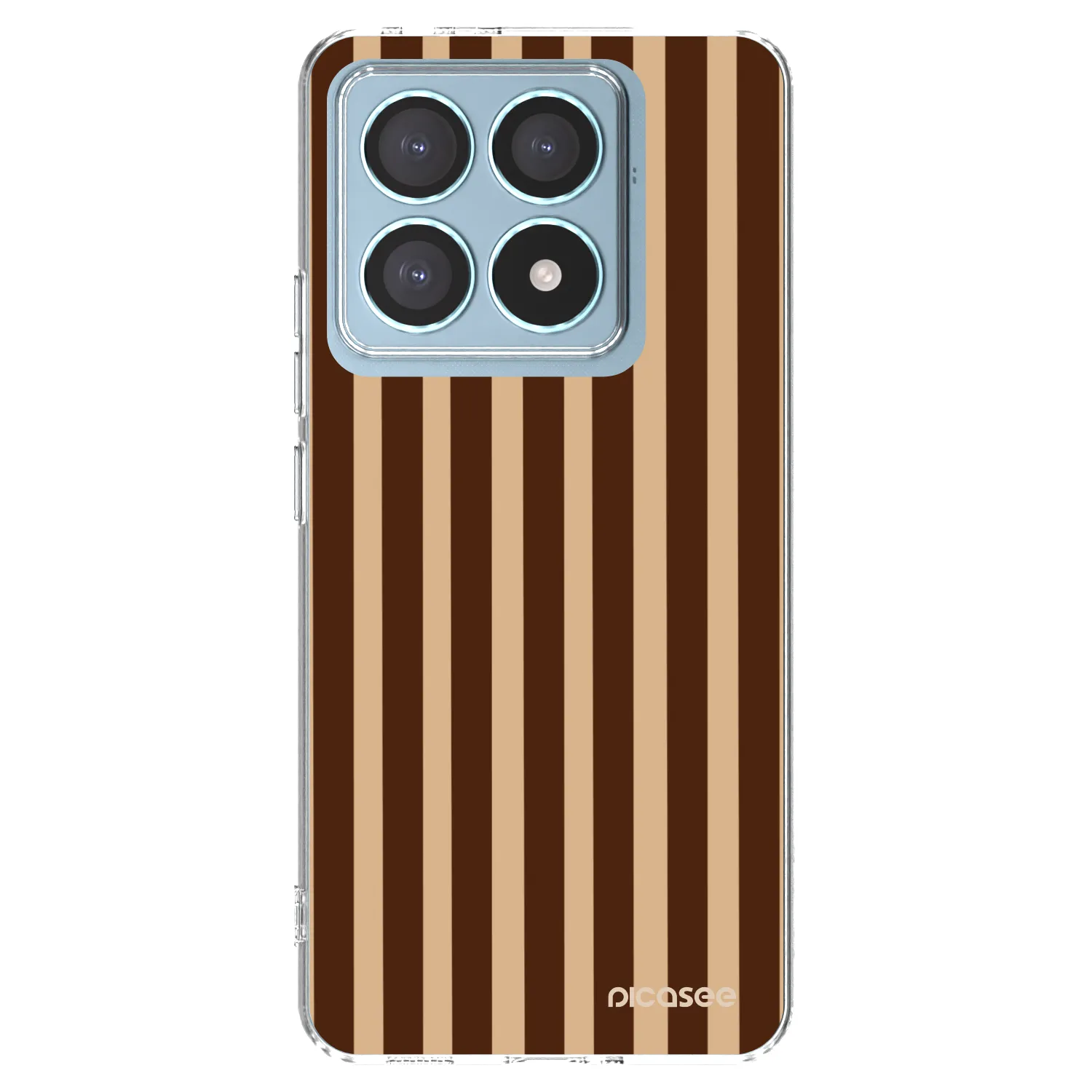 Picasee διαφανής θήκη σιλικόνης Xiaomi 14T Pro - Brown lines