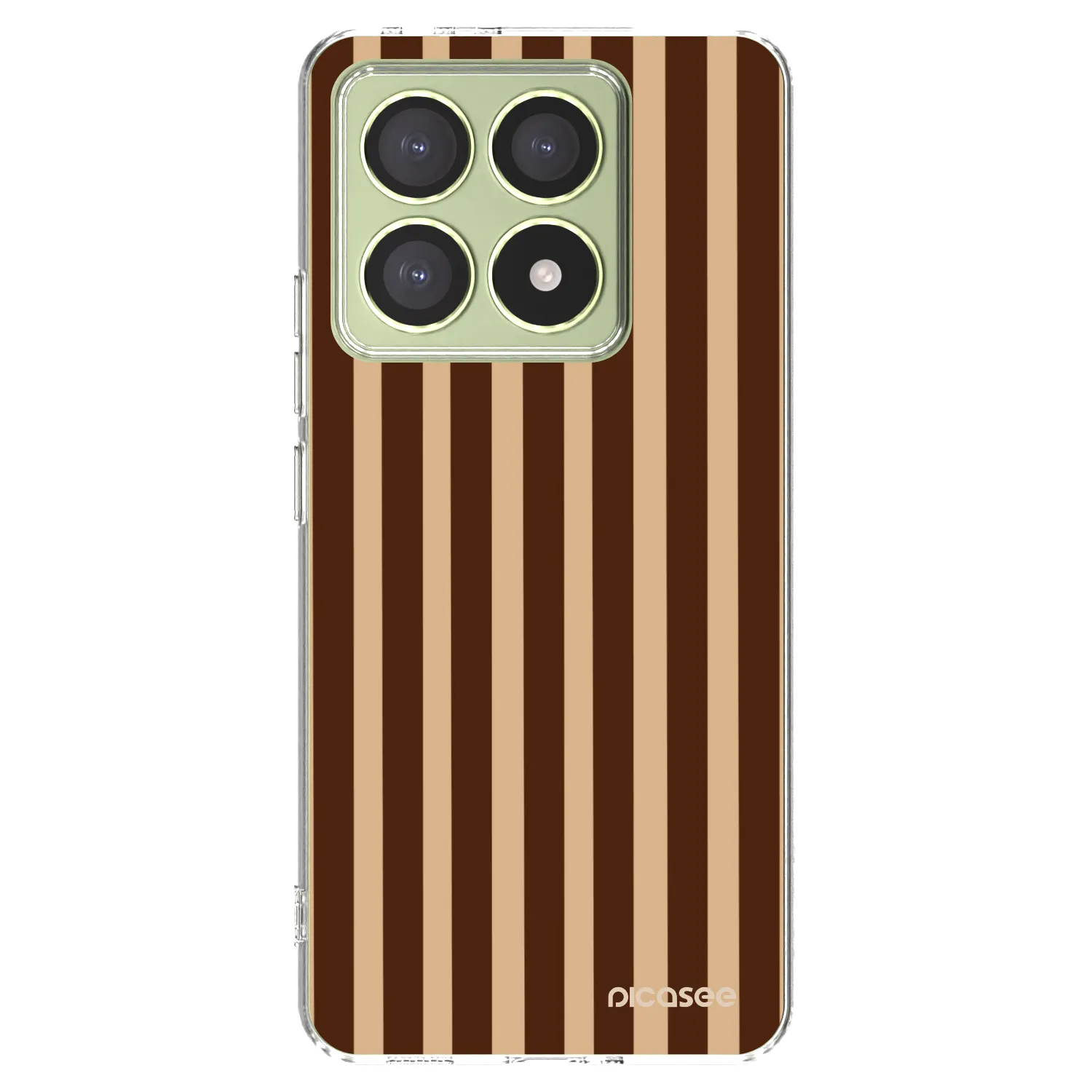Picasee διαφανής θήκη σιλικόνης Xiaomi 14T - Brown lines