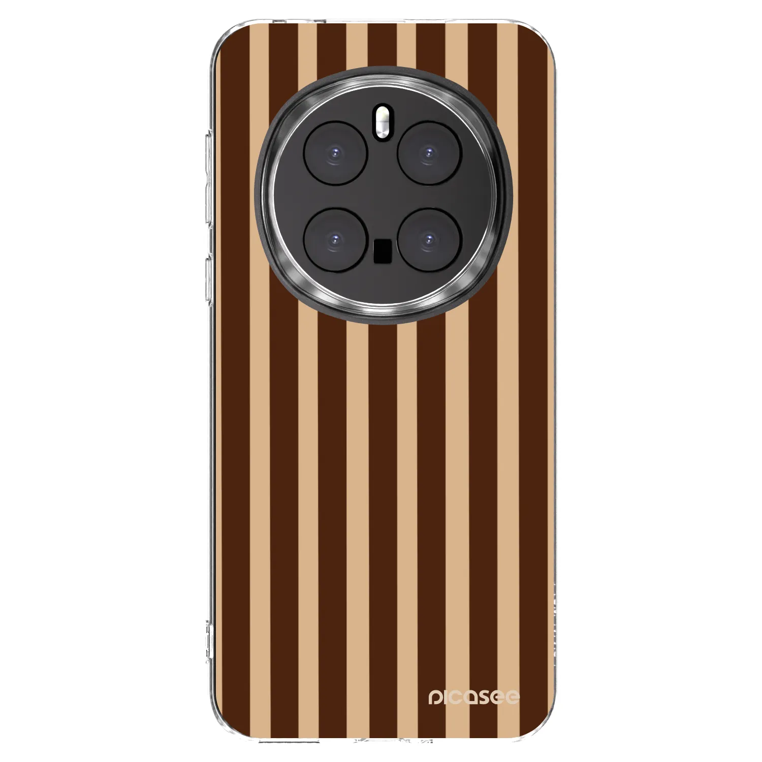 Picasee διαφανής θήκη σιλικόνης Honor Magic7 Pro 5G - Brown lines